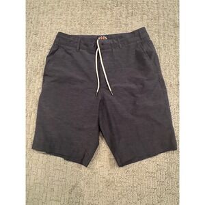 Faherty All Day Shorts 29 Gray Hybrid Chino Drawstring Stretch Performance (N1)
